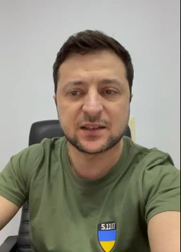 Zelensky dirigió un mensaje, leugo del ataque ruso a la planta nuclear.